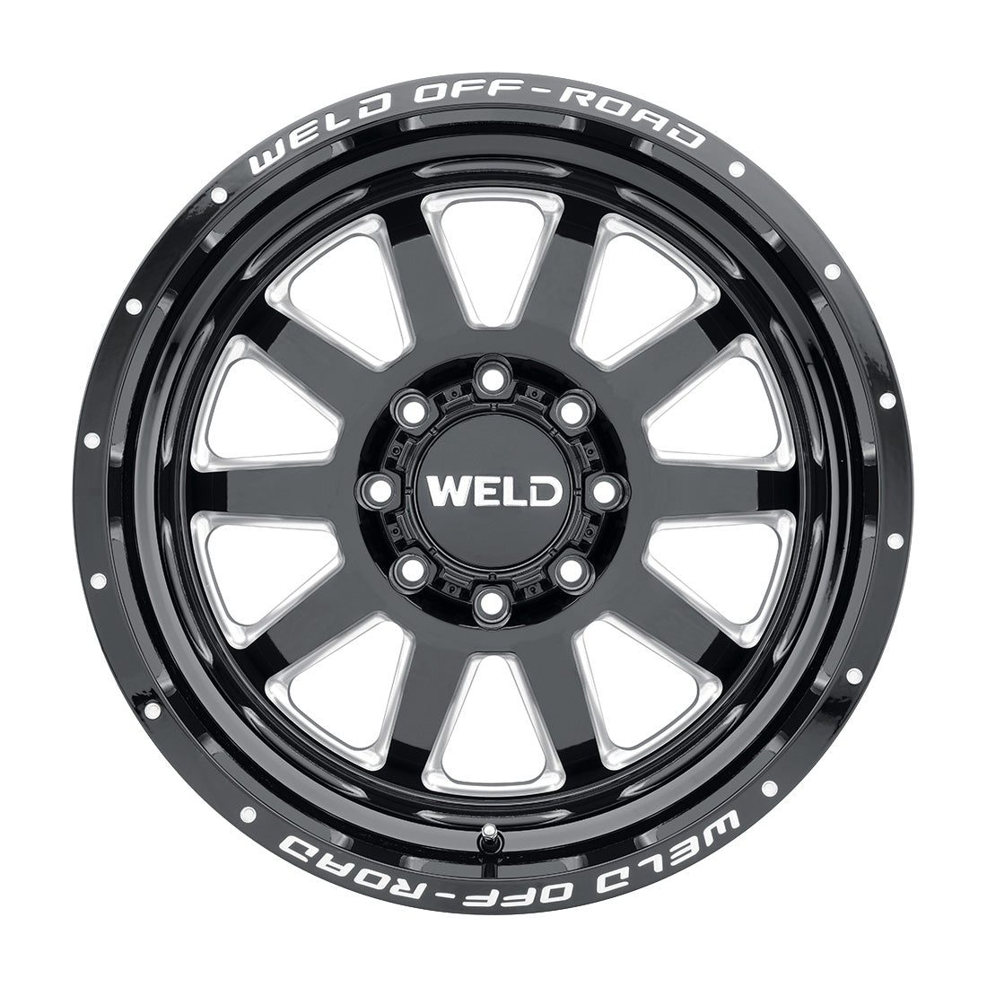 20x9.0 Stealth 8x165.1  ET00 BS5.00 Gloss BLK MIL 125.1